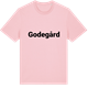 Pink Cotton t-shirt med Godegård fetstil t-shirt