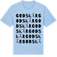 Blue Soul t-shirt med Godskär ordlek t-shirt
