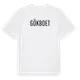White t-shirt med Gökboet i Sverige t-shirt