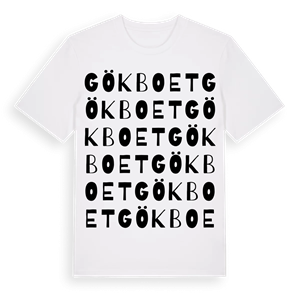 Gökboet ordlek t-shirt – ekologisk bomull t-shirt från Pinshirt