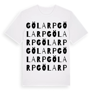 Gölarp ordlek t-shirt – ekologisk bomull t-shirt från Pinshirt