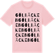 Pink Cotton t-shirt med Gölbäcken ordlek t-shirt