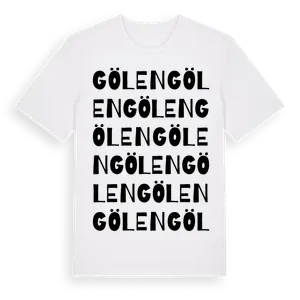 Gölen ordlek t-shirt – ekologisk bomull t-shirt från Pinshirt