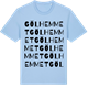 Blue Soul t-shirt med Gölhemmet ordlek t-shirt