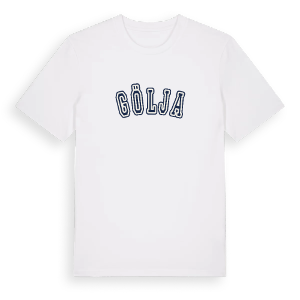 Gölja college t-shirt – ekologisk bomull t-shirt från Pinshirt