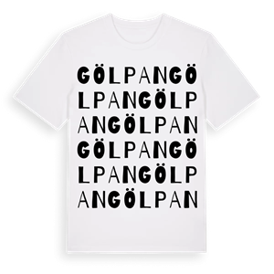 Gölpan ordlek t-shirt – ekologisk bomull t-shirt från Pinshirt