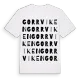 Gorrviken ordlek t-shirt