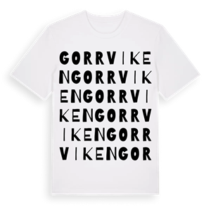 Gorrviken ordlek t-shirt – ekologisk bomull t-shirt från Pinshirt