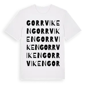 Gorrviken ordlek t-shirt – ekologisk bomull t-shirt från Pinshirt