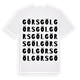 Görsgöl ordlek t-shirt