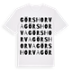 Görshorva ordlek t-shirt