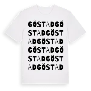 Göstad ordlek t-shirt – ekologisk bomull t-shirt från Pinshirt