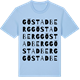 Blue Soul t-shirt med Göstadberg ordlek t-shirt