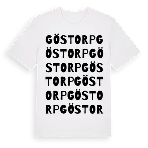 Göstorp ordlek t-shirt – ekologisk bomull t-shirt från Pinshirt