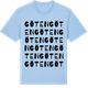 Blue Soul t-shirt med Göten ordlek t-shirt