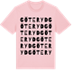 Pink Cotton t-shirt med Göteryd ordlek t-shirt