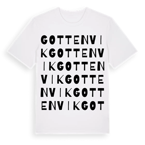 Gottenvik ordlek t-shirt – ekologisk bomull t-shirt från Pinshirt