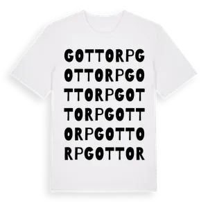 Gottorp ordlek t-shirt – ekologisk bomull t-shirt från Pinshirt