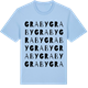 Blue Soul t-shirt med Graby ordlek t-shirt