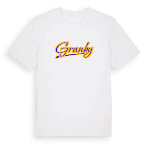 Granby baseball t-shirt – ekologisk bomull t-shirt från Pinshirt