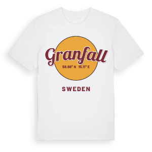 Granfall cirkel t-shirt – ekologisk bomull t-shirt från Pinshirt