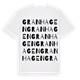 White t-shirt med Granhagen ordlek t-shirt