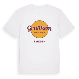 Granhem cirkel t-shirt – ekologisk bomull t-shirt från Pinshirt