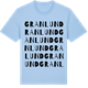 Blue Soul t-shirt med Granlund ordlek t-shirt