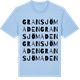 Blue Soul t-shirt med Gransjömaden ordlek t-shirt