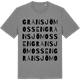 Mid Heather Gray t-shirt med Gransjömossen ordlek t-shirt