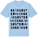 Blue Soul t-shirt med Gränsöströmmen ordlek t-shirt