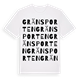 Gränsporten ordlek t-shirt