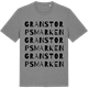 Mid Heather Gray t-shirt med Granstorpsmarken ordlek t-shirt