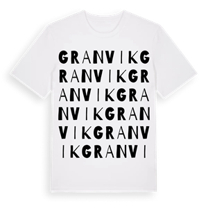 Granvik ordlek t-shirt – ekologisk bomull t-shirt från PinShirt