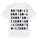 Gräsdalen ordlek t-shirt