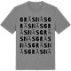 Mid Heather Gray t-shirt med Gräsnäs ordlek t-shirt
