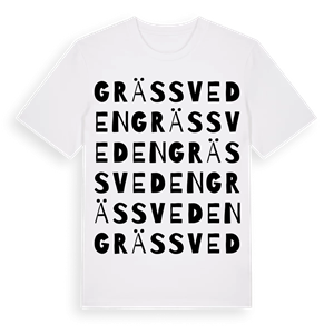 Grässveden ordlek t-shirt – ekologisk bomull t-shirt från Pinshirt