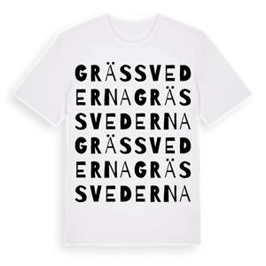 Grässvederna ordlek t-shirt – ekologisk bomull t-shirt från Pinshirt