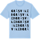 Blue Soul t-shirt med Gräsviken ordlek t-shirt