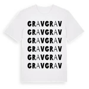 Grav ordlek t-shirt – ekologisk bomull t-shirt från Pinshirt