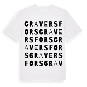 Graversfors ordlek t-shirt – ekologisk bomull t-shirt från Pinshirt