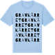 Blue Soul t-shirt med Gravkärret ordlek t-shirt