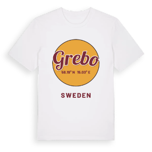 Grebo cirkel t-shirt – ekologisk bomull t-shirt från Pinshirt