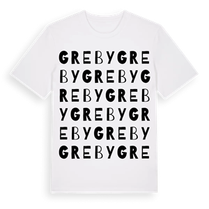 Greby ordlek t-shirt – ekologisk bomull t-shirt från Pinshirt
