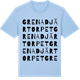 Blue Soul t-shirt med Grenadjärtorpet ordlek t-shirt