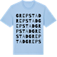 Blue Soul t-shirt med Grepstad ordlek t-shirt