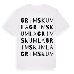 Grimskumla ordlek t-shirt – ekologisk bomull t-shirt från Pinshirt