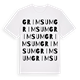 Grimsum ordlek t-shirt