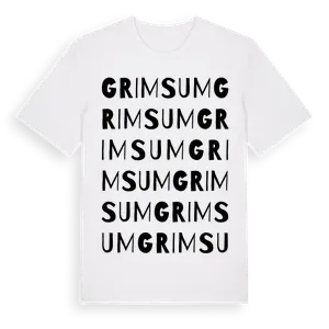 Grimsum ordlek t-shirt – ekologisk bomull t-shirt från Pinshirt