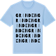 Blue Soul t-shirt med Grinden ordlek t-shirt